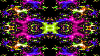 Trippy Psychedelic Fractal, trippy, psychedelic, aesthetic, Abstract, fractal HD wallpaper