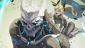 Kaiju No. 8: Kafka & Kikoru Battle Scene, Anime, Kaiju No. 8, Kafka Hibino, Kikoru Shinomiya HD wallpaper