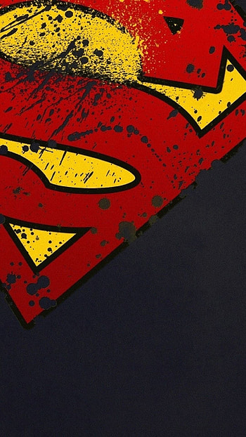 Superman Logo Minimal 6 Plus ... HD phone wallpaper