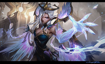 Fantasy girl, girl, chengwei pan, blue, wings, fantasy, hand HD wallpaper
