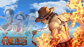 Fire Fist Ace, Sabo, Spade Pirates, Gol D, Noble, Manga, Revolutionary Army Member, Portgas D Ace, Jolly Roger, One Piece, Haki Users, Gomu Gomu No Mi, Mera Mera No Mi, Whitebeard Pirates, Fire Fist, Hats, Devil Fruit Users, Anime, Monkey D Luffy, Brothers, Children, Pirate HD wallpaper