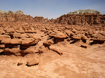 Goblin-Valley-State-Park, valley, canyon, goblin, landscape, colors, sky, nature, rock HD wallpaper