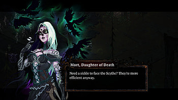 Death Must Die - Enigmatic Mort, Daughter of Death, video game, Death Must Die HD wallpaper