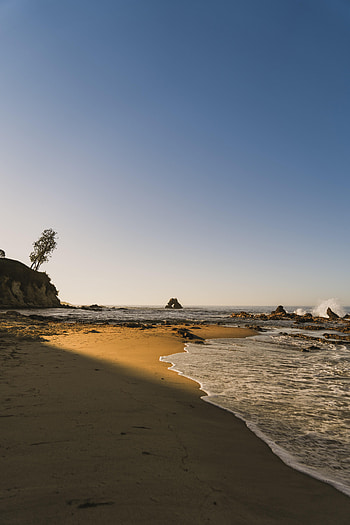 Nature, Waves, Beach, Rocks, Coast HD phone wallpaper