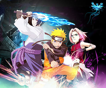 Naruto By Zerophantom, the old team HD wallpaper