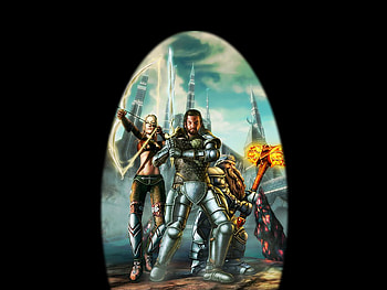 Darkfall, game, fantasy, warriors HD wallpaper
