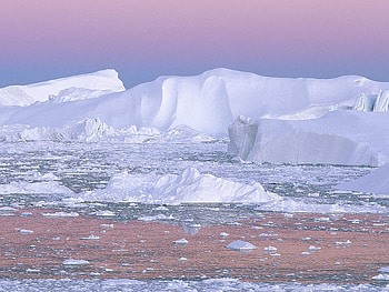 Nature, Pink, Cold, Iceberg, Greenland HD wallpaper