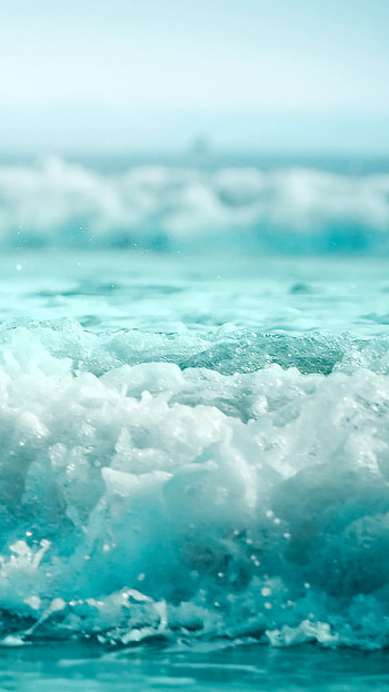 Nature 6 Plus - Blue Sea Waves Splashing 6 Plus HD phone wallpaper