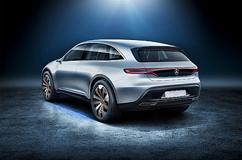 Mercedes Benz EQ Electric Car Rear, mercedes-benz, concept-cars, cars, electric-cars HD wallpaper