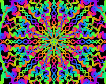 KALEIDOSCOPE, CREATION, COLOURS, ABSTRACT, RAINBOW HD wallpaper
