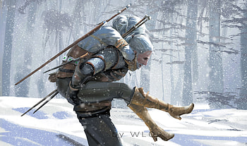 The Witcher 3 Wild Hunt Artwork By Wlop, the-witcher-3, games, ps4-games, xbox-games, pc-games, artist, digital-art, artwork, deviantart HD wallpaper