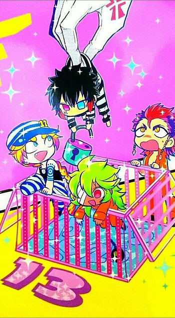 Nanbaka, jyugo, rock, nico, cell13, uno, anime HD phone wallpaper