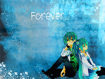 Miku~Mikuo, miku, anime, mikuo, hatsune HD wallpaper