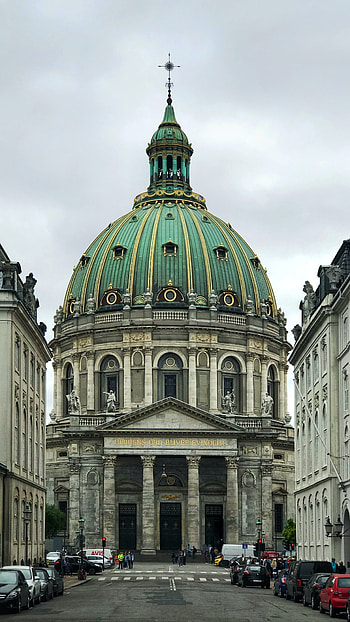 Amalienborg Palace, Buildings Inside and Out, Architectural Marvels, Historic Landmark HD phone wallpaper