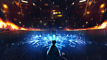 Tanjiro x Akaza, Demon Slayer: Kimetsu No Yaiba, Akaza (Demon Slayer: Kimetsu No Yaiba) HD wallpaper