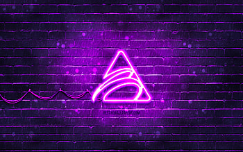 Biostar violet logo, , violet brickwall, Biostar logo, brands, Biostar neon logo, Biostar HD wallpaper