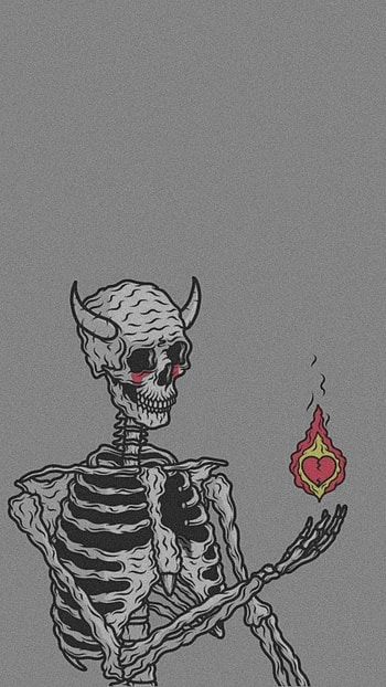 Aa, skeleton, art HD phone wallpaper