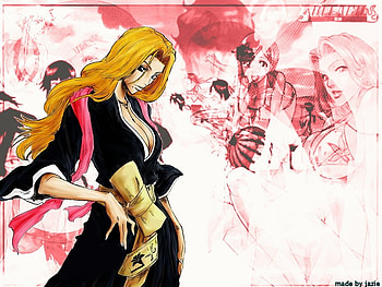 Matsumoto, girl, pink, white, anime HD wallpaper