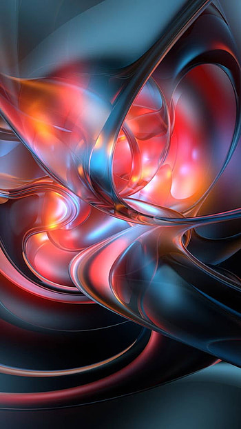 Abstract, fractal HD phone wallpaper