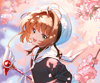 Sakura Kinomoto, Sakura Kinomoto, Anime, Cardcaptor Sakura HD wallpaper