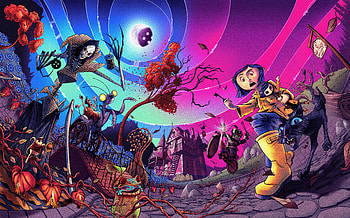 Coraline’s Dark Fantasy Adventure, Coraline Jones HD wallpaper