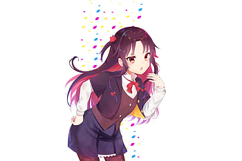 Beautiful, anime girl, Ai Yashajin, Ryuuou no Oshigoto! HD wallpaper