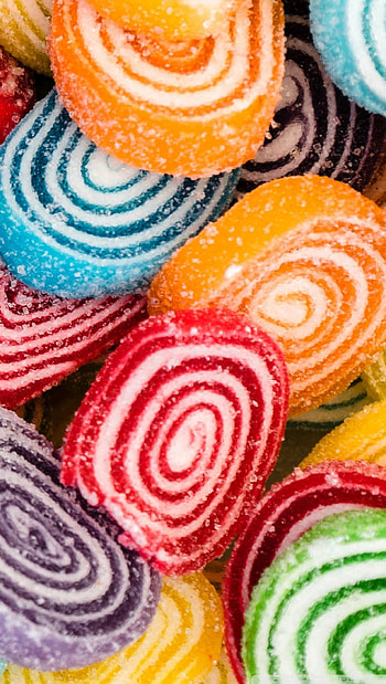 Colors of temptation, Candy wonderland, Sugary inspiration, Mouthwatering sweetness HD phone wallpaper