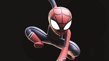Spider-man, 3d artwork, jump, marvel HD wallpaper