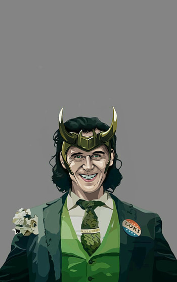 Loki, art, cartoon, drawings HD phone wallpaper