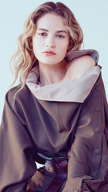 Lily James, Hollywood Actress HD phone wallpaper