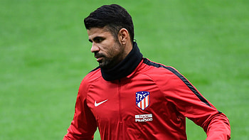 Diego Costa, Goal celebration, Atletico Madrid return, Football triumph HD wallpaper