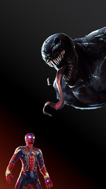 Spiderman and Venom, peterparker, venomspiderman, goku, nowayhome, venomblack, tomholland, venomblackminimarvel, anime HD phone wallpaper