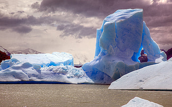 Nature, Ice, Rocks, Shine, Ocean, Brilliance HD wallpaper