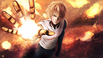 Genos, Saitama, Artstation HD wallpaper