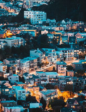 Cities, Night, City, Building, Shine, Light, Illumination, Lighting HD phone wallpaper