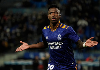 Vinicius Junior, vini jr, soccer, real madrid, football HD wallpaper
