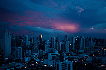 Architecture, Cities, City, Building, Skyscrapers, Evening HD wallpaper