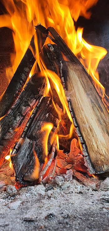 Fire, heat, ash, fitre HD phone wallpaper