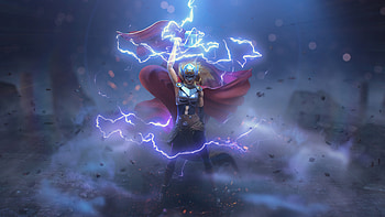 Almighty Thor , jane-foster, superheroes, artist, artwork, digital-art, artstation HD wallpaper