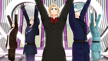[MMD] Hetalia Nordics - Candyman (GLEE) + Motion DL HD wallpaper