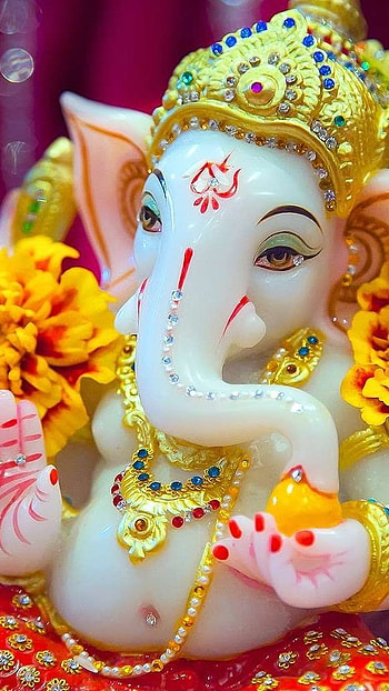 Ganpati , Cute, Little Ganesh HD phone wallpaper