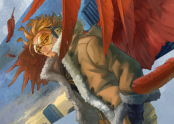 Hawks, Anime, My Hero Academia, Hawks (Boku No Hero Academia) HD wallpaper