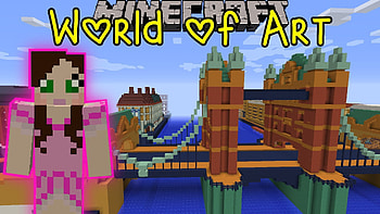 Pat And Jen Minecraft: World Of Art (Custom Map) Part 3 GamingWithJen HD wallpaper