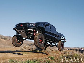 08 Tacoma, off road, toyota, black, truck HD wallpaper