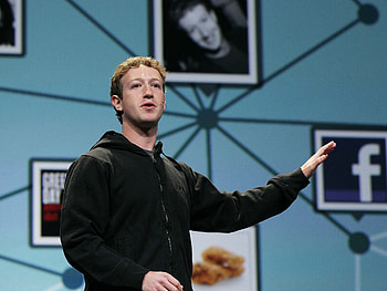 Facebook F8 2010, Mark Zuckerberg HD wallpaper