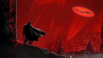 Batman Red Art, batman, superheroes, artwork, digital-art, artist, artstation HD wallpaper