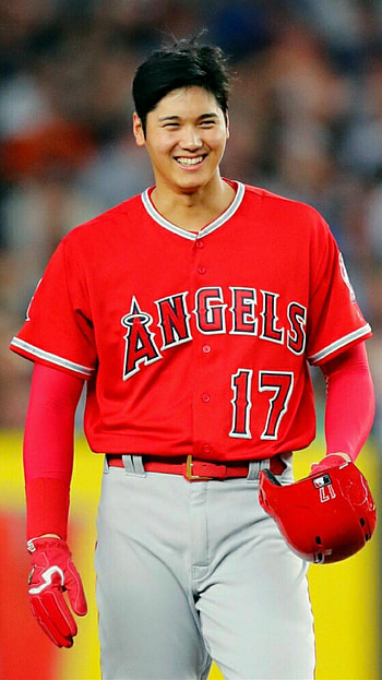Shohei Ohtani, Baseball brilliance, Inspirational athlete, Power hitter HD phone wallpaper