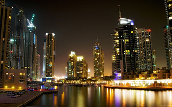 Landscape, Cities, Night HD wallpaper