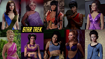Women From The Original Star Trek Television Series, Namcy Kovack, Uhura, Sherry Jackson, Marj Dusay, Susan Denberg, BarBara Luna, Charlene Polite, Nona, Marianna Hill, Andrea, Nichelle Nichols, Leslie Parrish, Lee Meriwether HD wallpaper