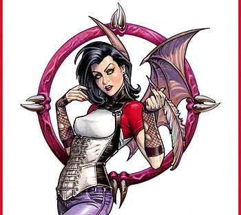 Dark Ivory, vampires, lady bats, linsner HD wallpaper